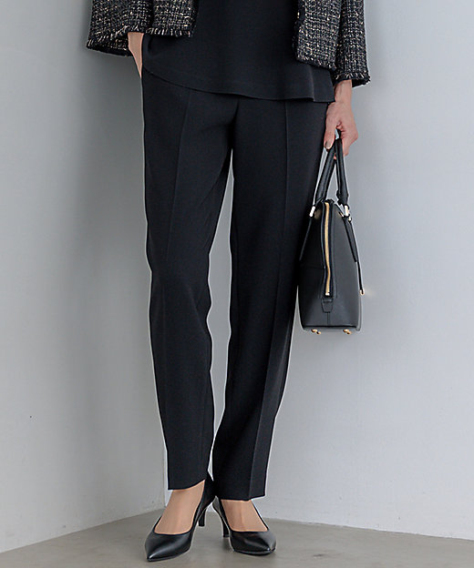 セットアップ対応／VERY掲載】トリアセダブルジョーゼット パンツ