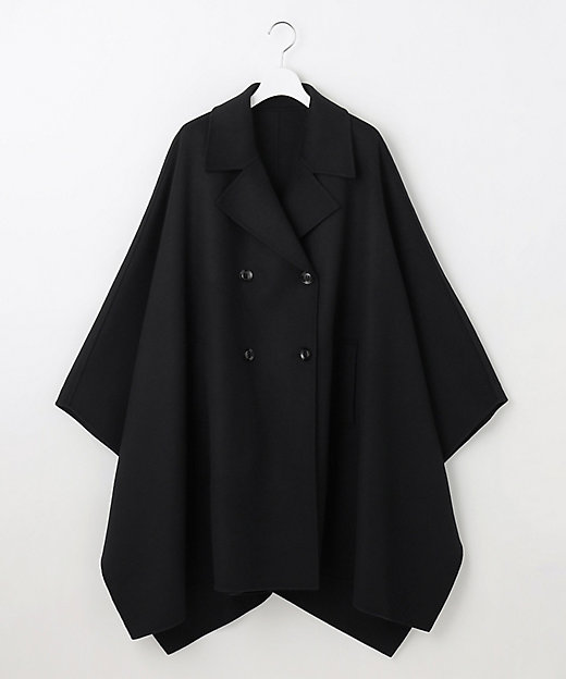 エステータ】ウールリバー ポンチョ コート（SCH6GW0941