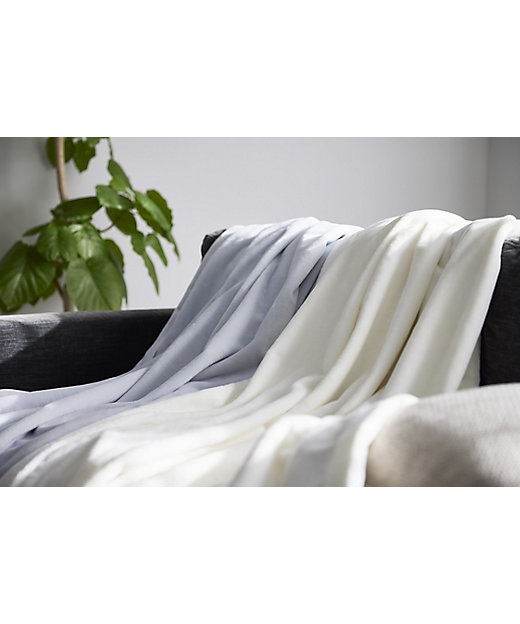 西川プレミアム 海島綿シール織綿毛布 D（FQ24901004