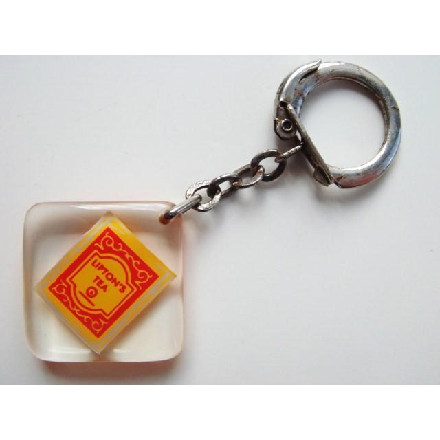 ブルボンキーホルダー LIPTON'S TEA フランス ヴィンテージ リプトン