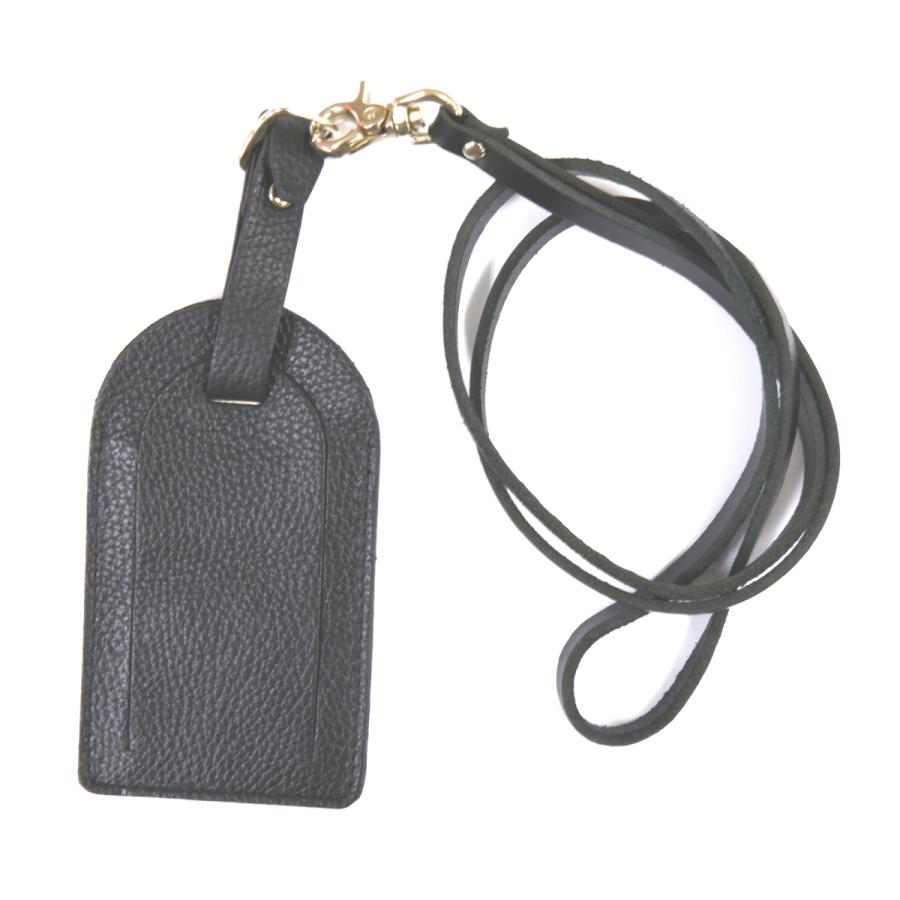 ストラップ付落ちないカード・定期ケース 本革製品 バッグに取り付け