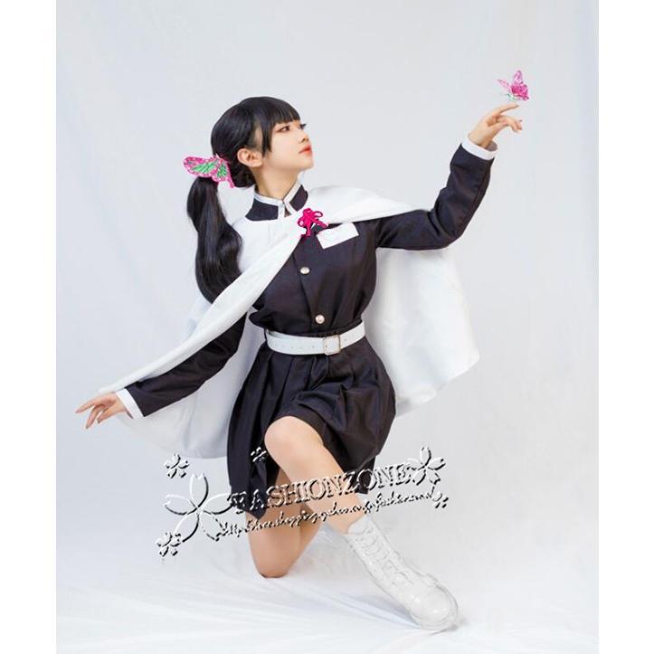 鬼滅の刃 風 栗花落カナヲ コスプレ衣装 ウィッグ 靴 刀 道具 cosplay