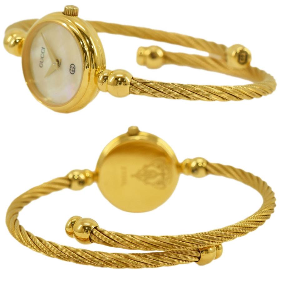 GUCCI（グッチ） 2700L バングルウォッチ ホワイトシェル文字盤 QZ