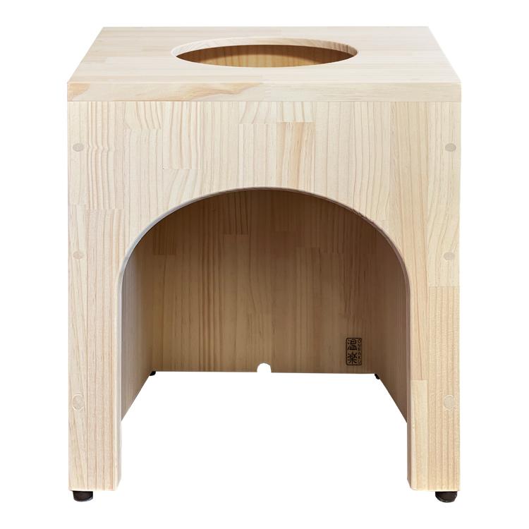 日本の家具職人の手作り 椅子 単品 よもぎ蒸し 自宅用 温活 コンパクト