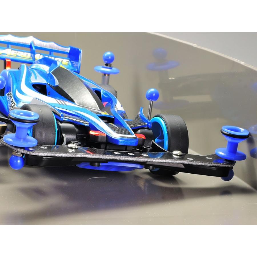 ミニ四駆 タミヤ 15525 ゴムリング付2段低摩擦プラローラーセット (赤