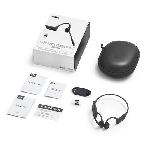 Shokz（ショックス） ビジネスモデル骨伝導ヘッドセット OpenComm2 UC
