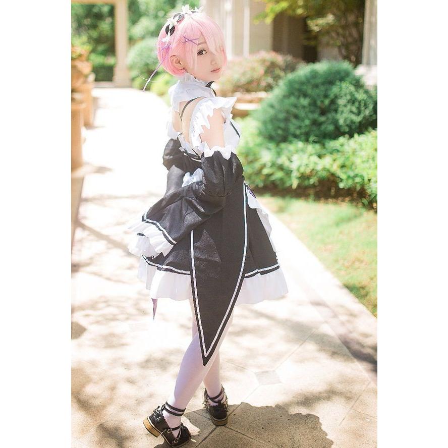 ウィッグ付き Re:ゼロから始める異世界生活 風 リゼロ ラム レム