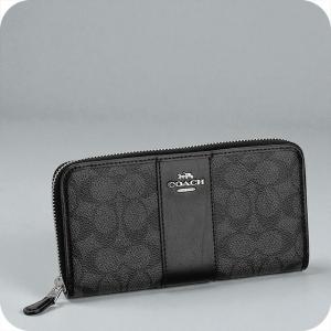 COACH（コーチ） アウトレット 58107 BLK クロスグレイン レザー