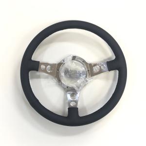 モトリタMK3ウッドステアリング・12インチ フラット : ミニマルヤマ