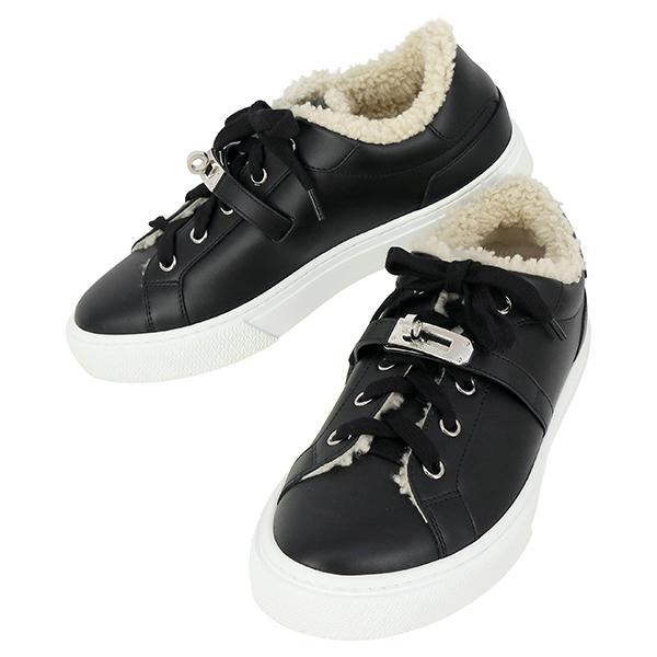 HERMES（エルメス） スニーカー デイ レディース 37.5 カーフレザー