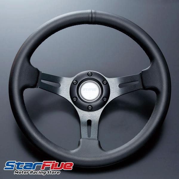 D1SPEC ステアリング DEEP60 レザー オフセット 60mm ディープコーン