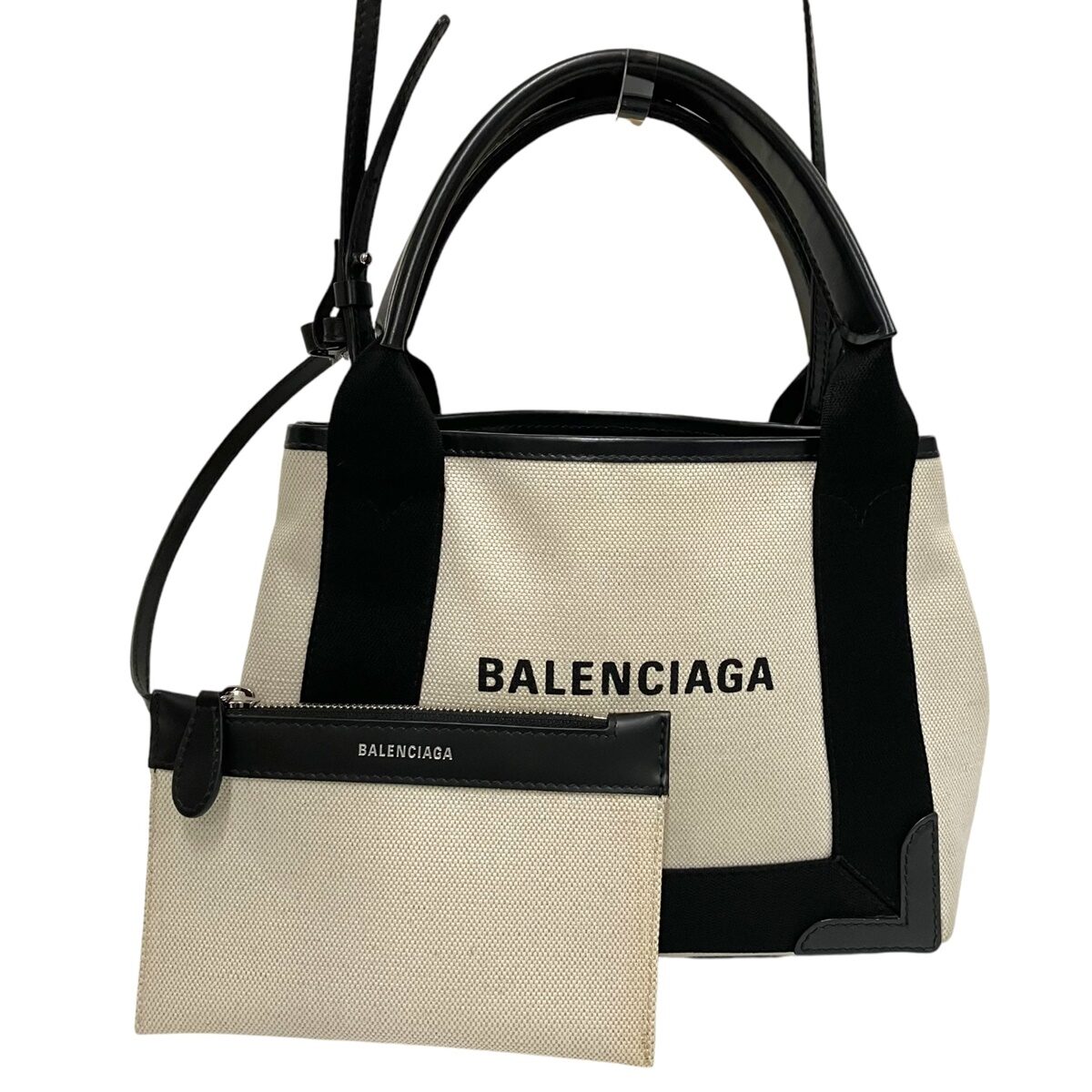 BALENCIAGA買取】バレンシアガ 390346 ネイビーカバス XS トートバッグ