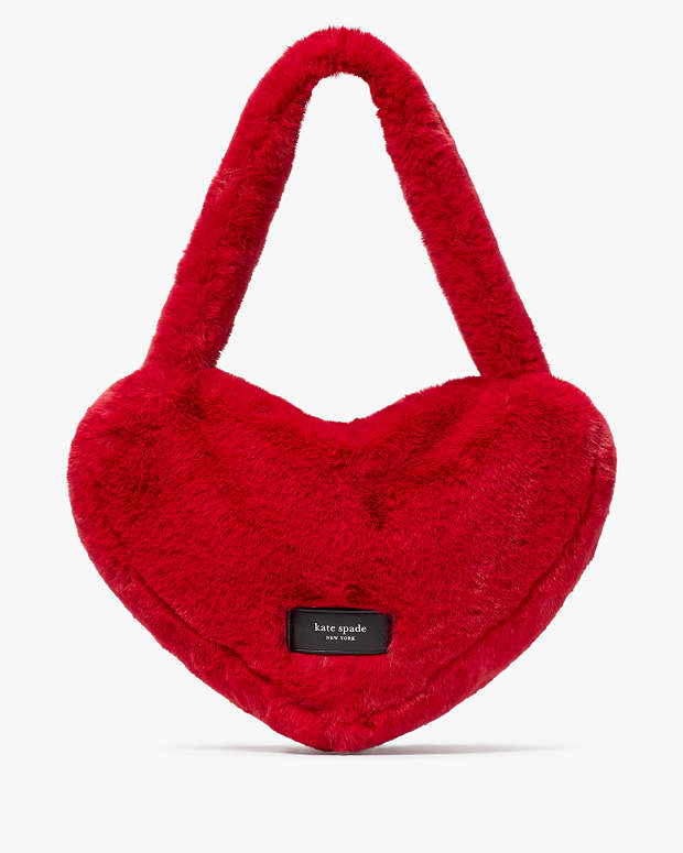 Luver Faux Fur Heart Tote | Kate Spade GB