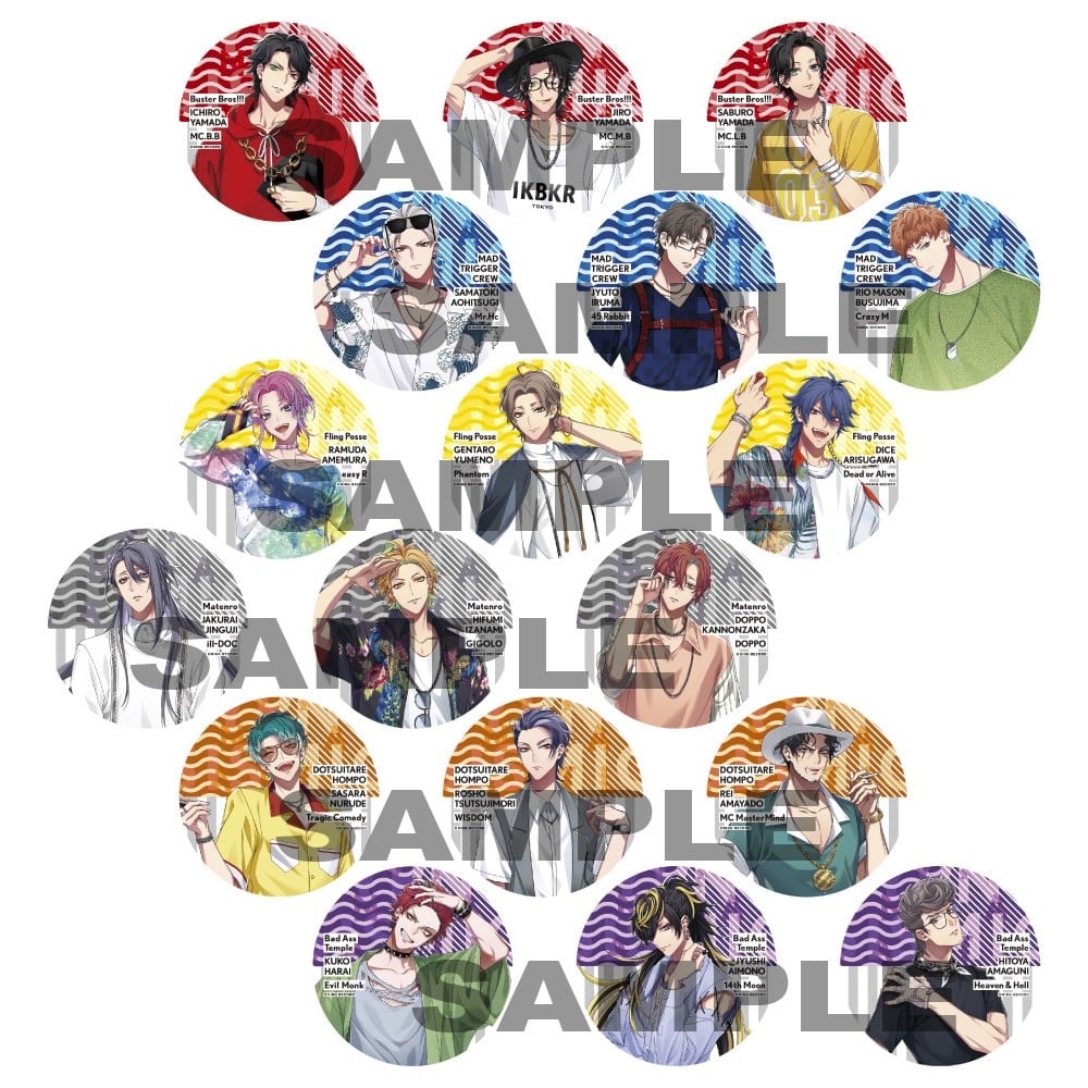 HYPNOSISMIC -Division Rap Battle-OFFICIAL GOODS|トレーディング缶