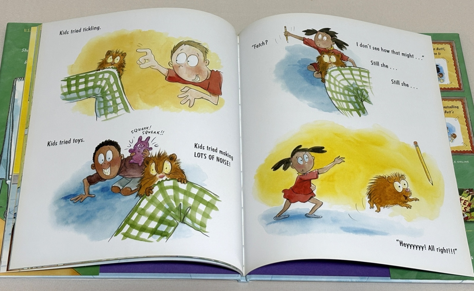 英語絵本】Ferocious Fluffity: A Mighty Bite‑y Class Pet（Erica S