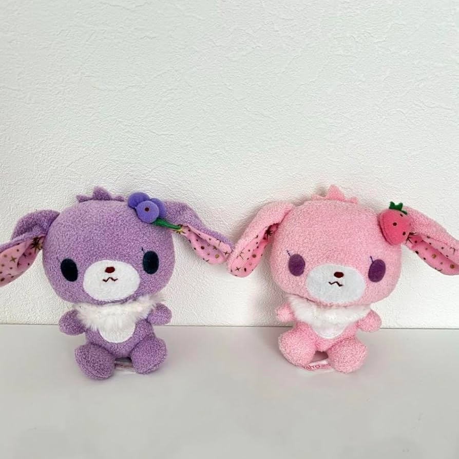 サンリオ シュガーバニーズ ぬいぐるみ ストロベリーうさ 刺繍 Amazon