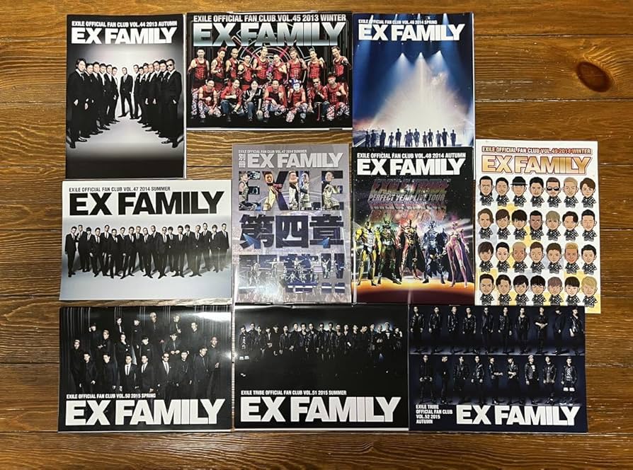 Amazon.co.jp: EXILE OFFICIAL FAN CLUB LDH ファンクラブ 会報誌 32冊