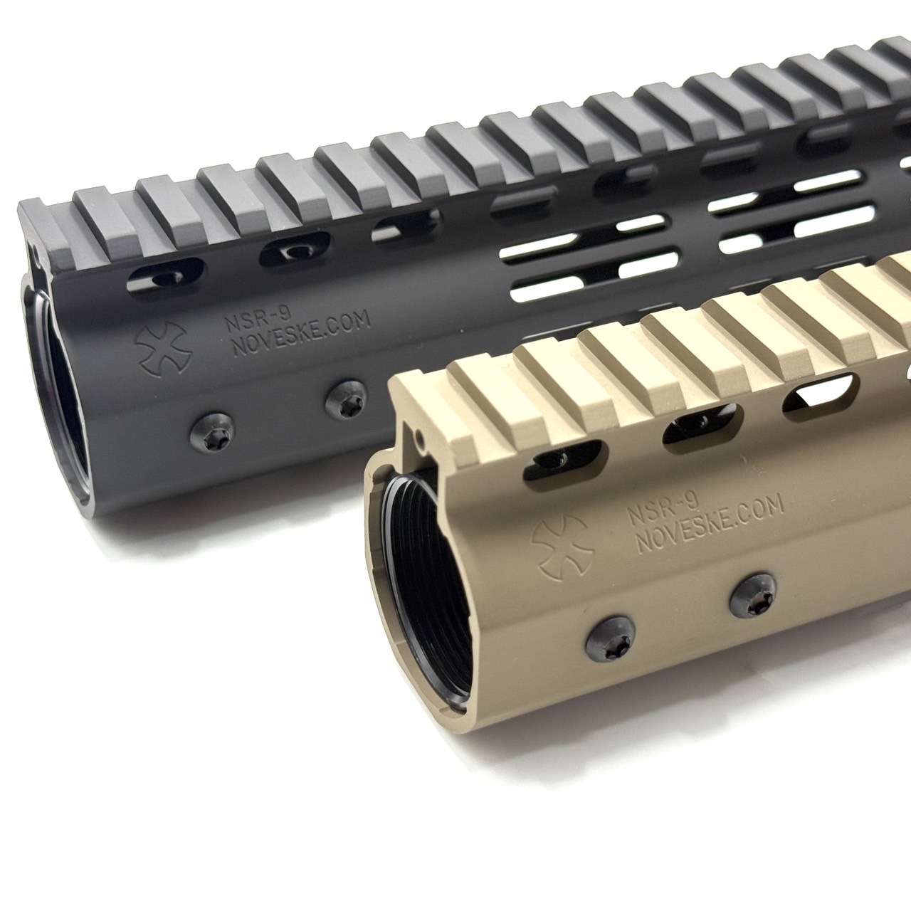 IRON AIRSOFT NOVESKE NSR9 セラコート FDE レイルハンドガード - MGA SHOP