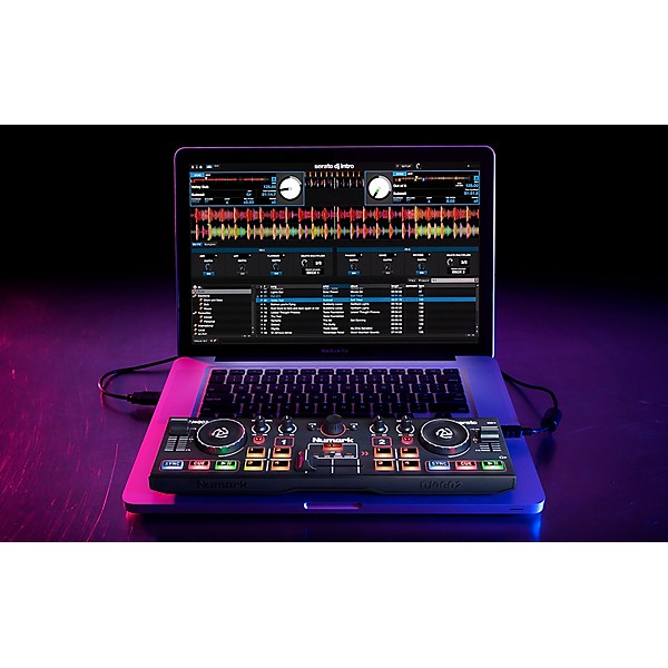 Numark DJ2GO2 Compact Portable Serato DJ Controller with Audio