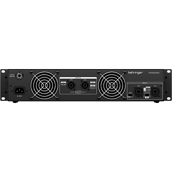 Behringer NX6000 6,000W 2-Channel Power Amplifier | Guitar Center
