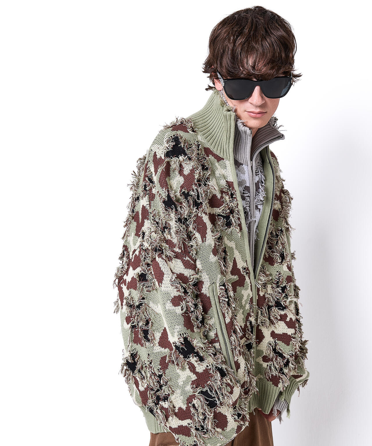 DankeSchon/ダンケシェーン/CAMO KNIT DRIVERS | L.H.P
