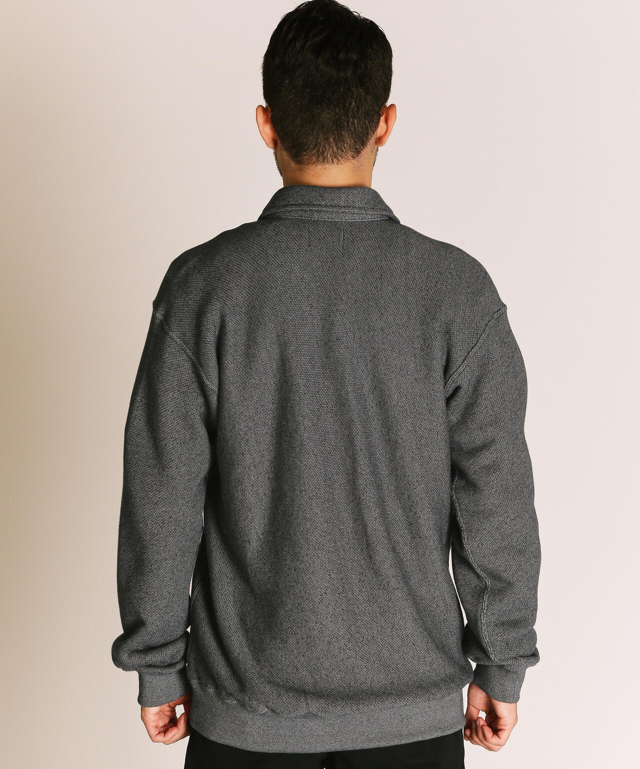 SALT AND PEPPER HALF ZIP SWEAT/ソルト アンド ペッパー ハーフジップ
