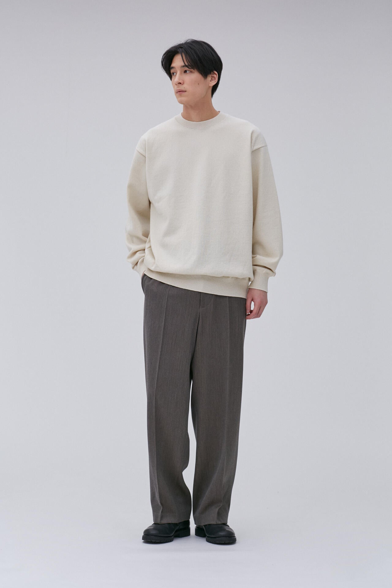 Yonetomi / RIGID CASHMERE KNIT P/O | THE LIBRARY（ザ ライブラリー