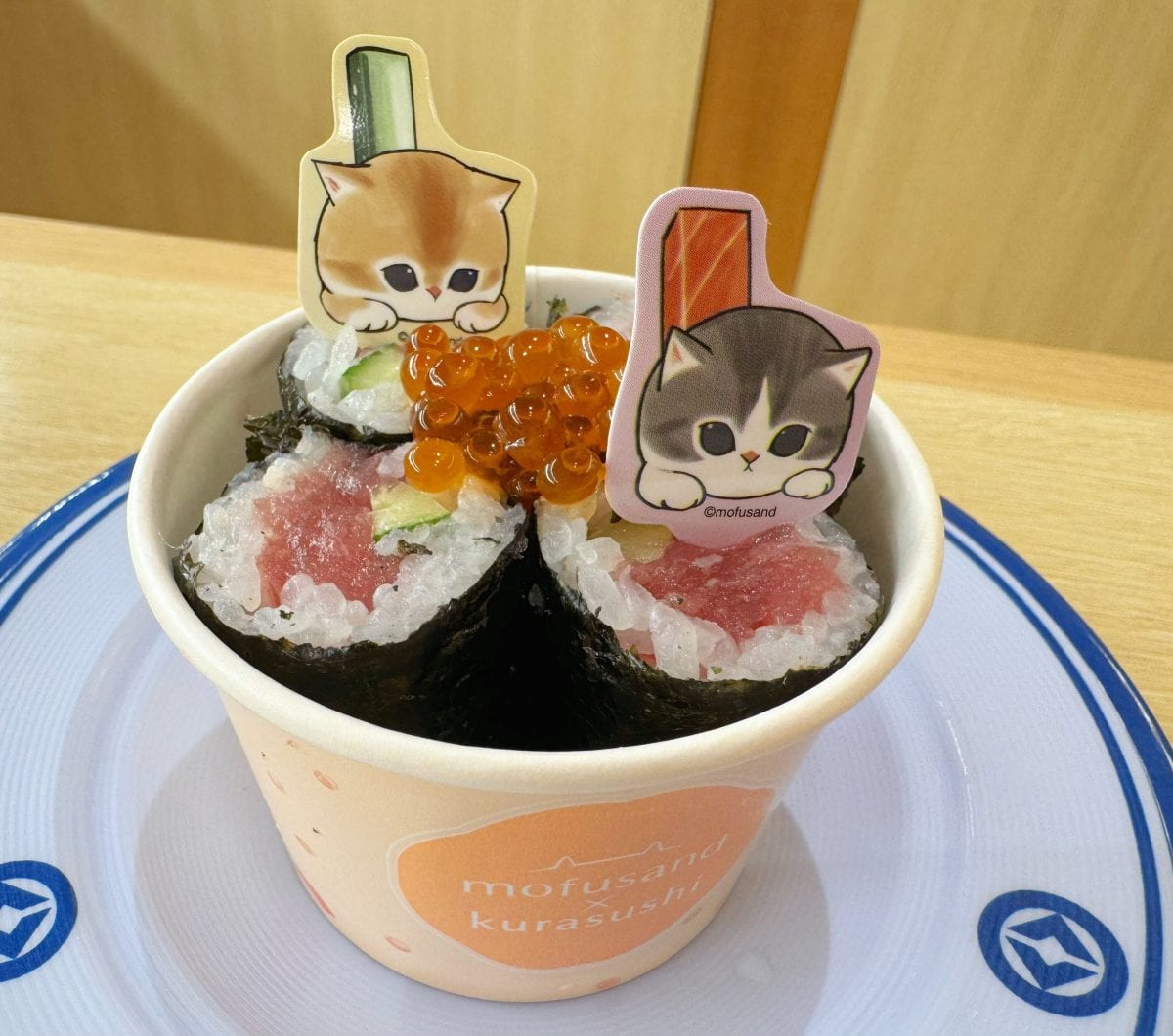 争奪戦必至】猫好き悶絶…くら寿司×mofusandが初コラボ！「食べるのが