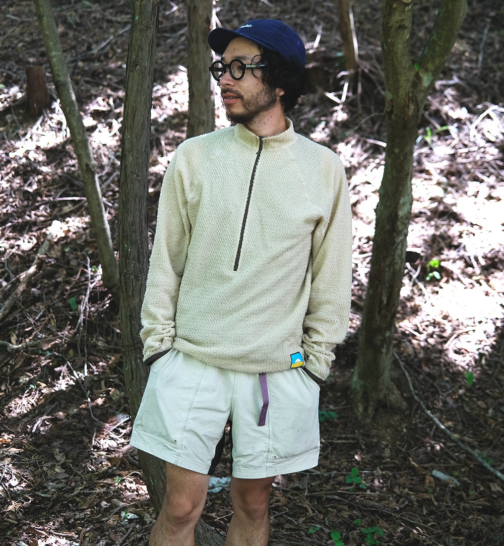 Senchi Designs 90 CREWNECK W/ HALF ZIP / センチデザイン 90クルー