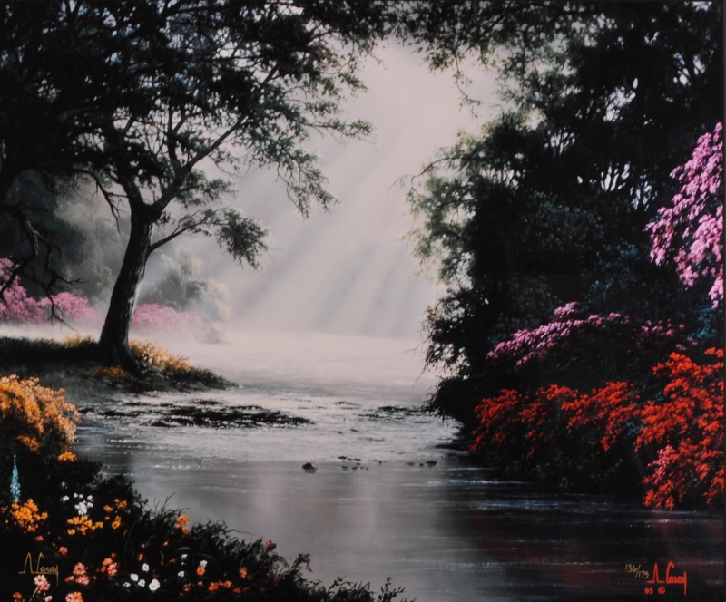 インテリアの絵画をイルフォクロームの版画で制作したアンソニー