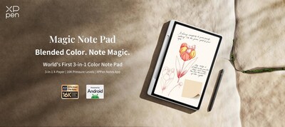 XPPen Unveils Magic Note Pad: Pioneering Digital Note-Taking with