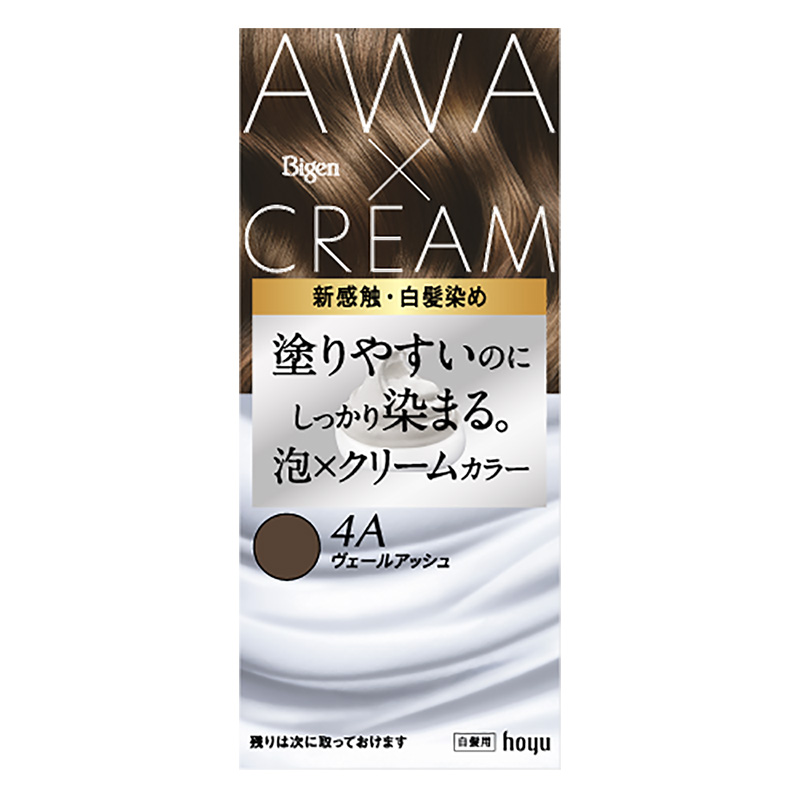 泡クリームカラー 4Aヴェールアッシュ 白髪用【医薬部外品