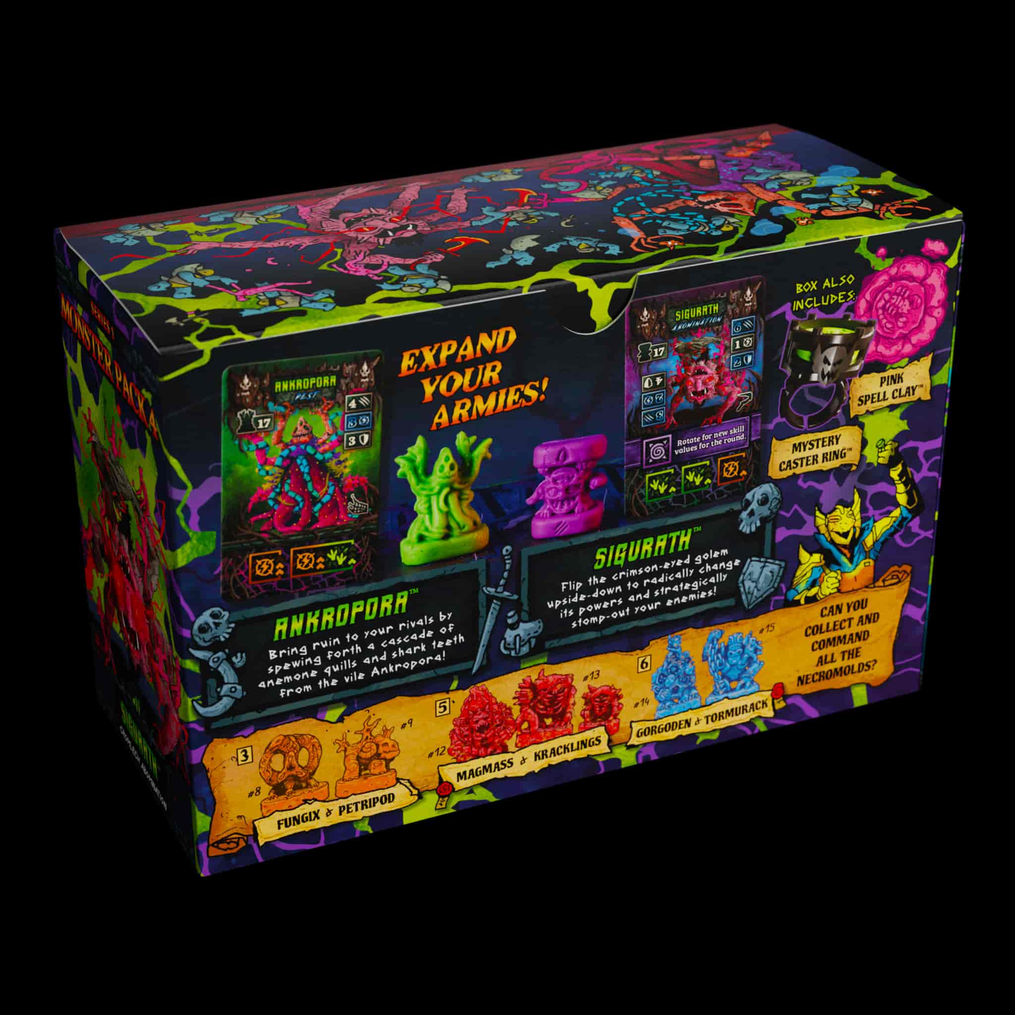Necromolds Sigurath and Ankropora | Clay Minis Monster Pack