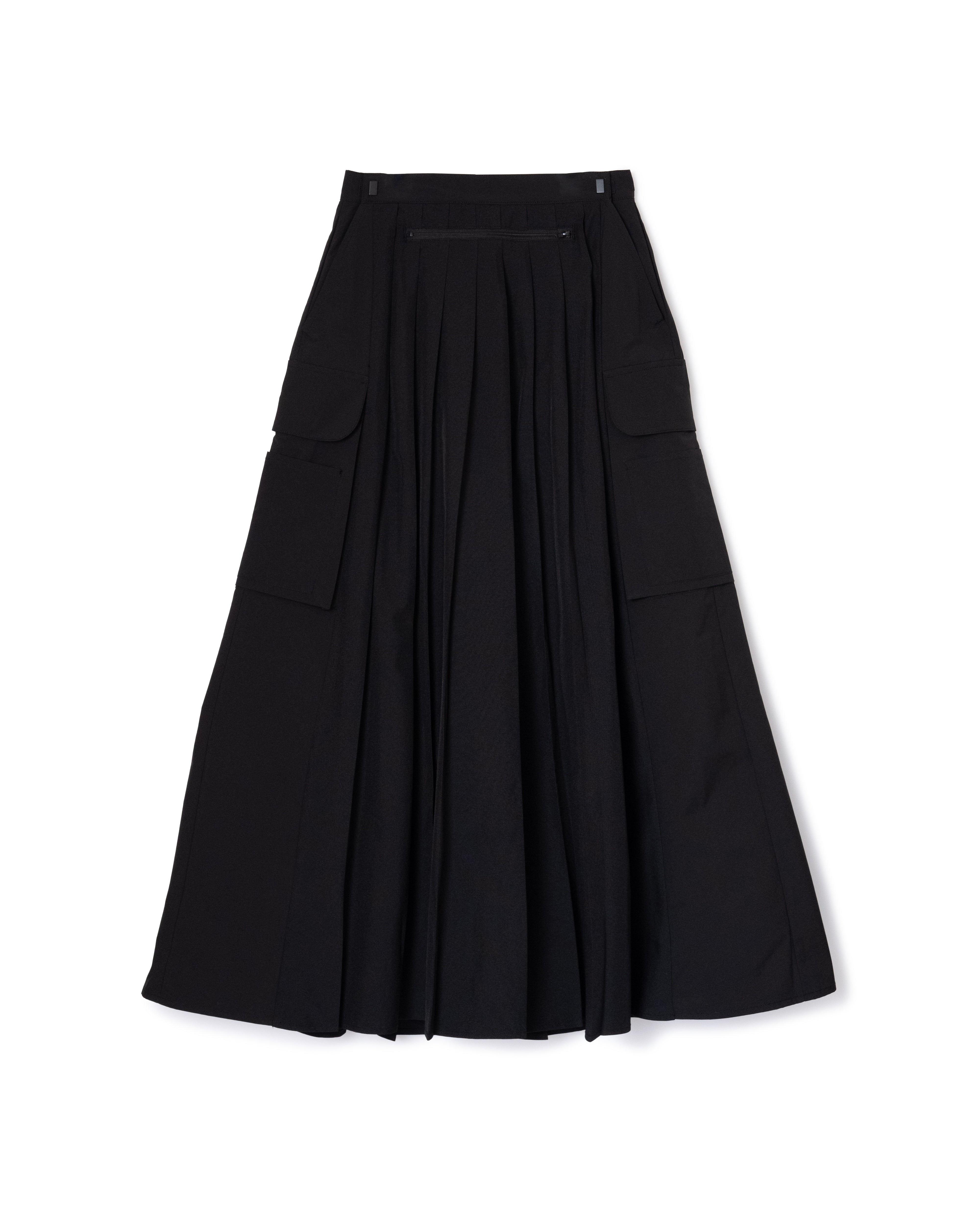 2WAY MULTIPOCKET PLEATS SKIRT (BLACK) – NON TOKYO