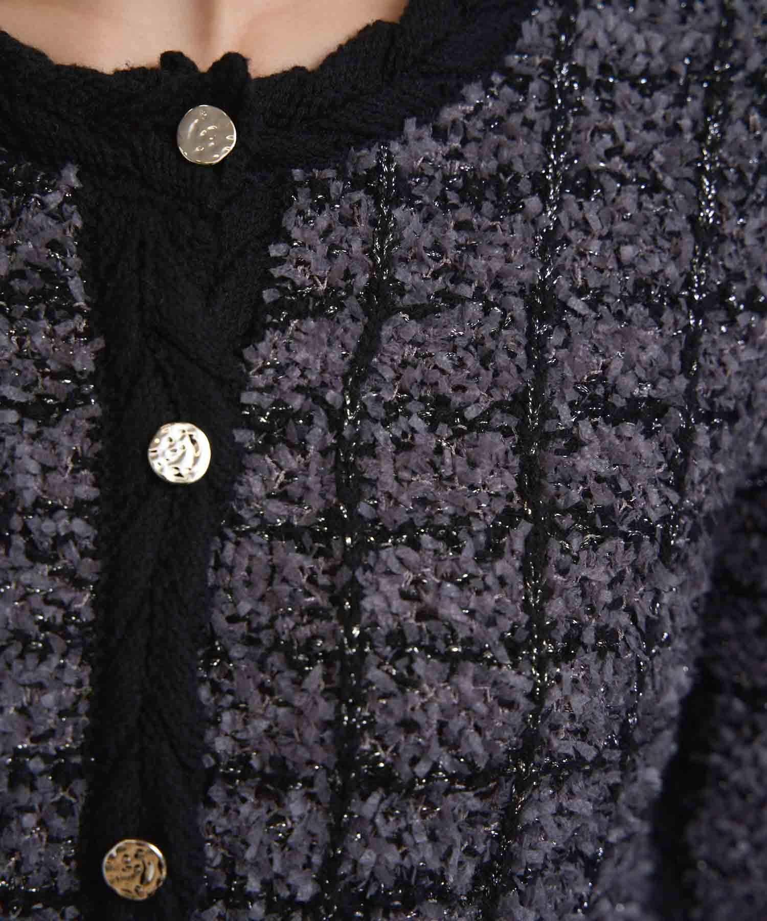 15周年】ツイードチュールドッキングワンピース | ニットワンピース