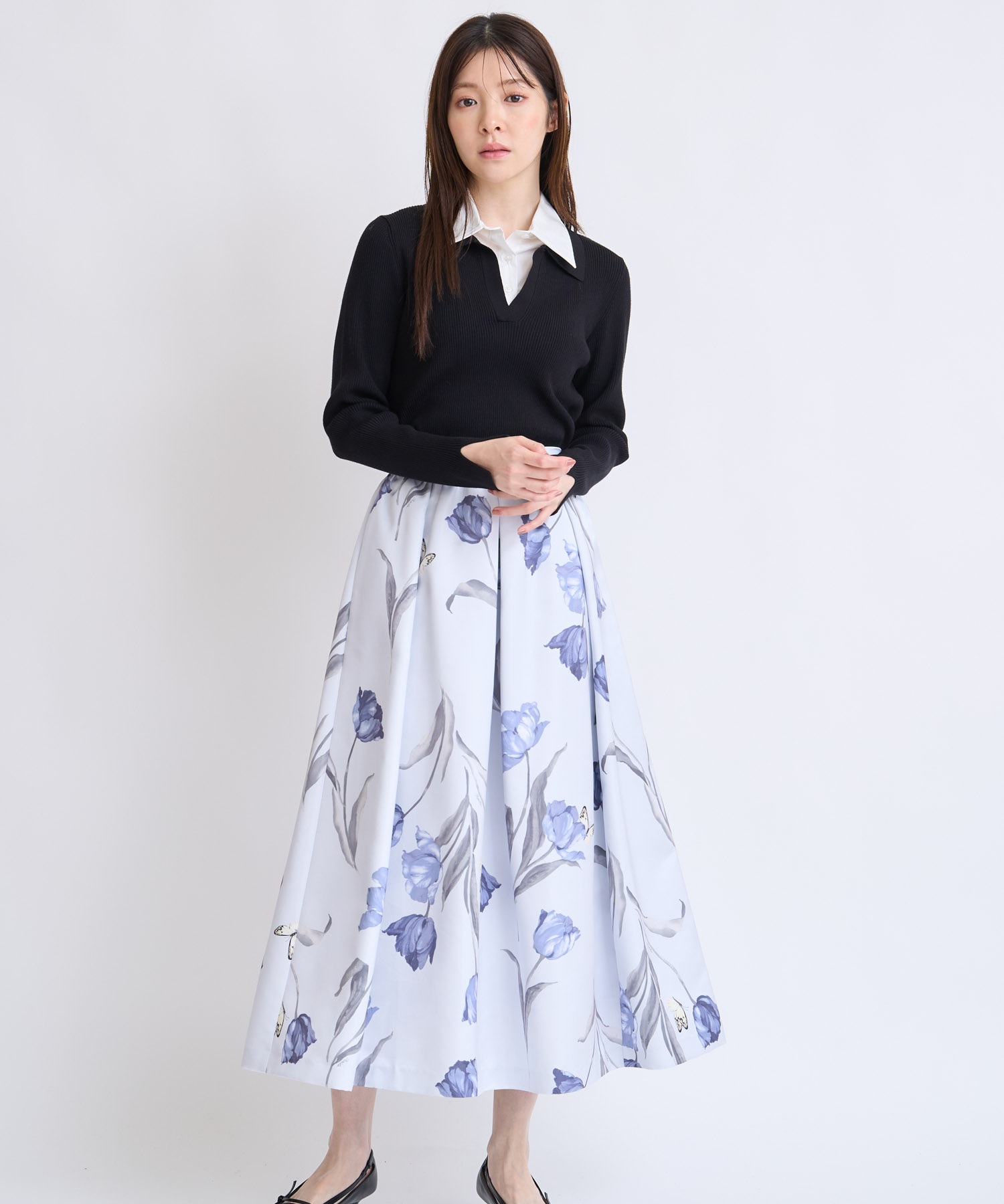 ダブルカラードッキングニット | ニット | NOELA OFFICIAL WEB STORE