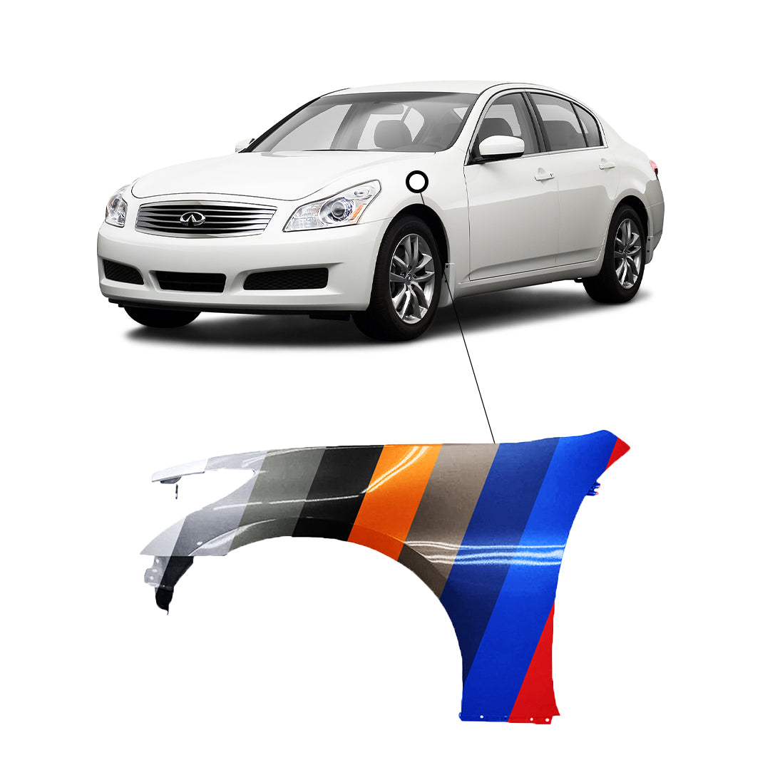 2007-2013 Infiniti G25/G35/G37 Sedan Driver Side Fender Without