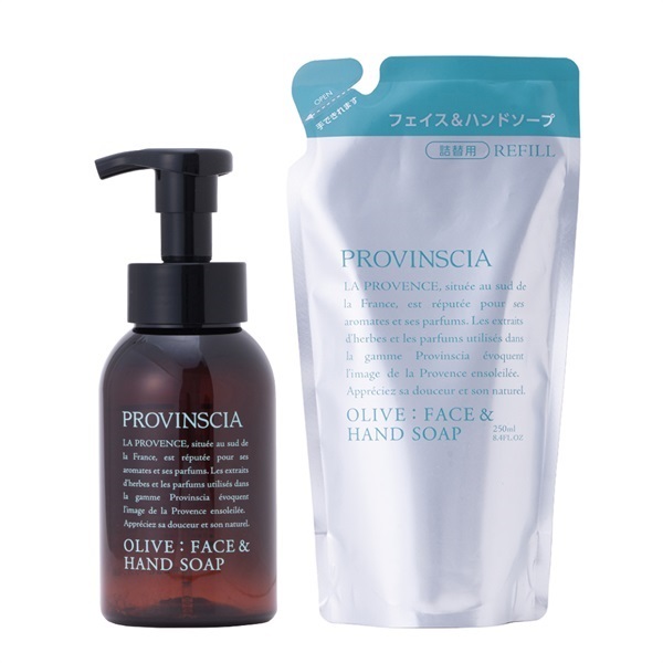 セット】プロバンシア フェイス＆ハンドソープ詰替パウチ＆空ボトル
