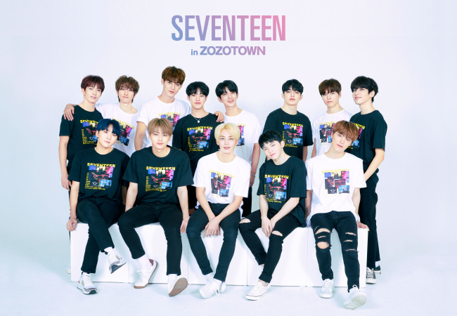 大人気ボーイズグループ『SEVENTEEN』が「ZOZOTOWN」、「KANGOL」との