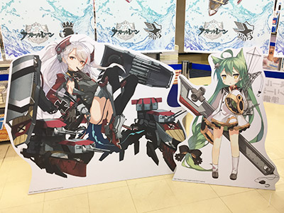 擬人化艦船少女151隻のアクリルスタンドがズラリ！初開催される