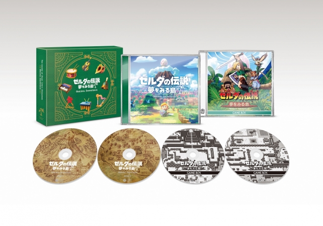 ゼルダの伝説 夢をみる島』新旧両方を収録したサウンドトラックCDが