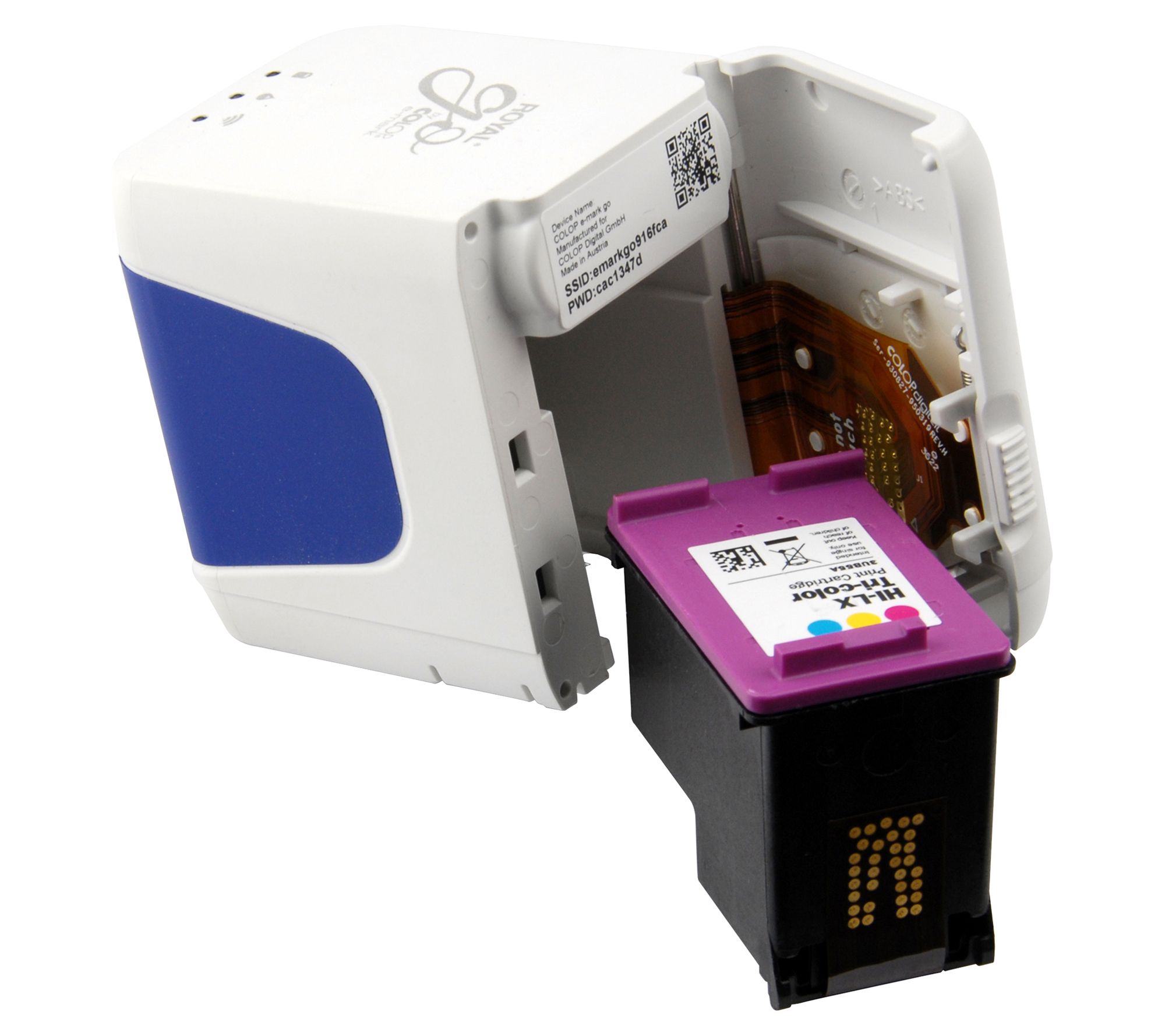 Royal GO E-Mark Handheld Mobile Printer with HP Ink & Accessories