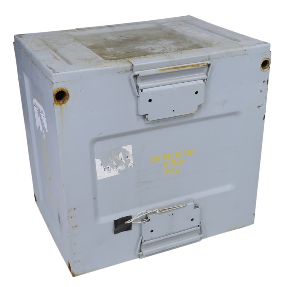 アメリカ軍放出品 ミリタリーコンテナ 大型 スチール製 トランスポート