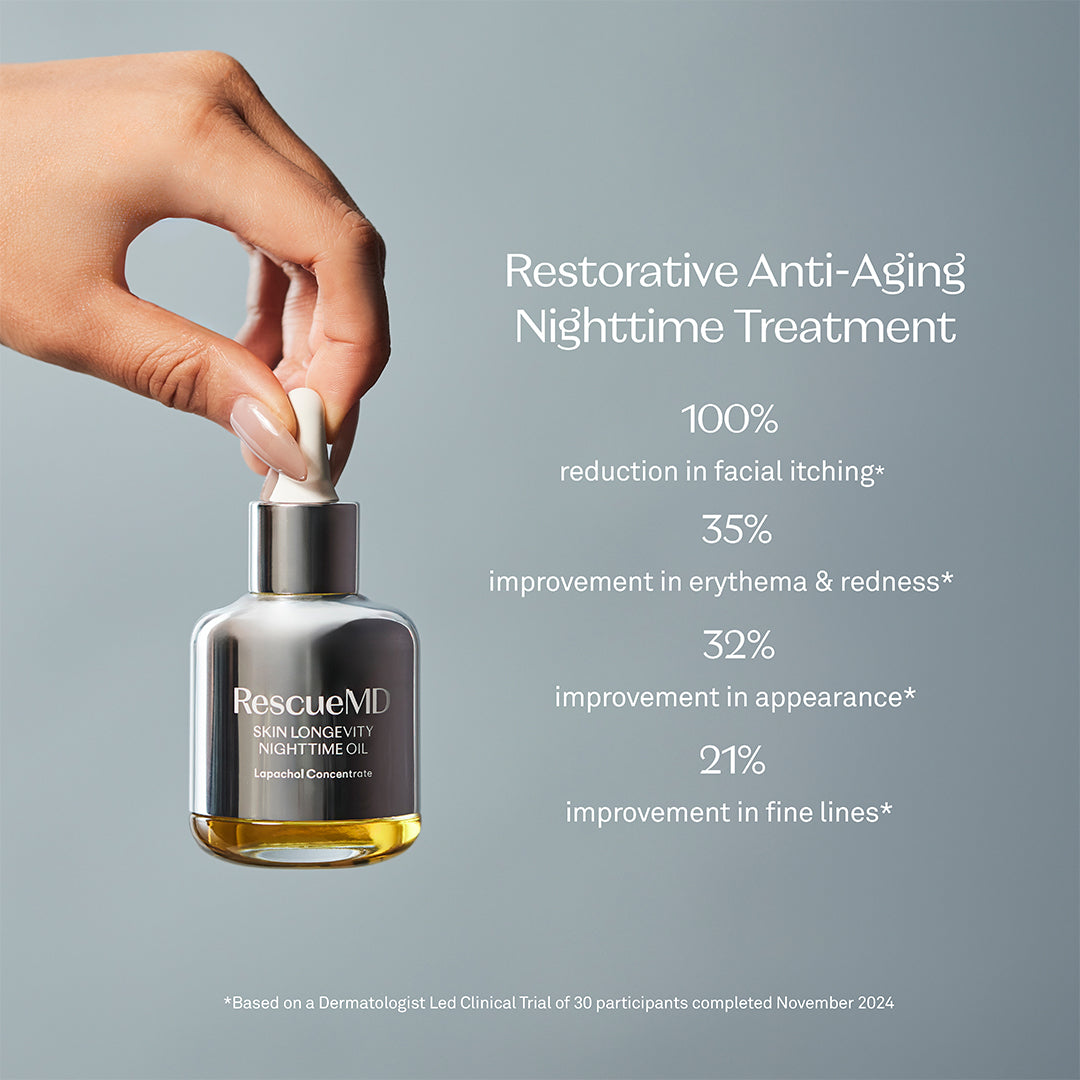 Skin Longevity Nighttime Oil | RescueMD