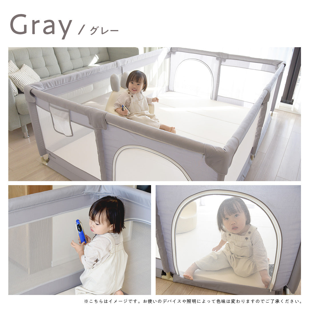 メッシュ ベビーサークル 扉付き 赤ちゃん popomi – 三豊ストア