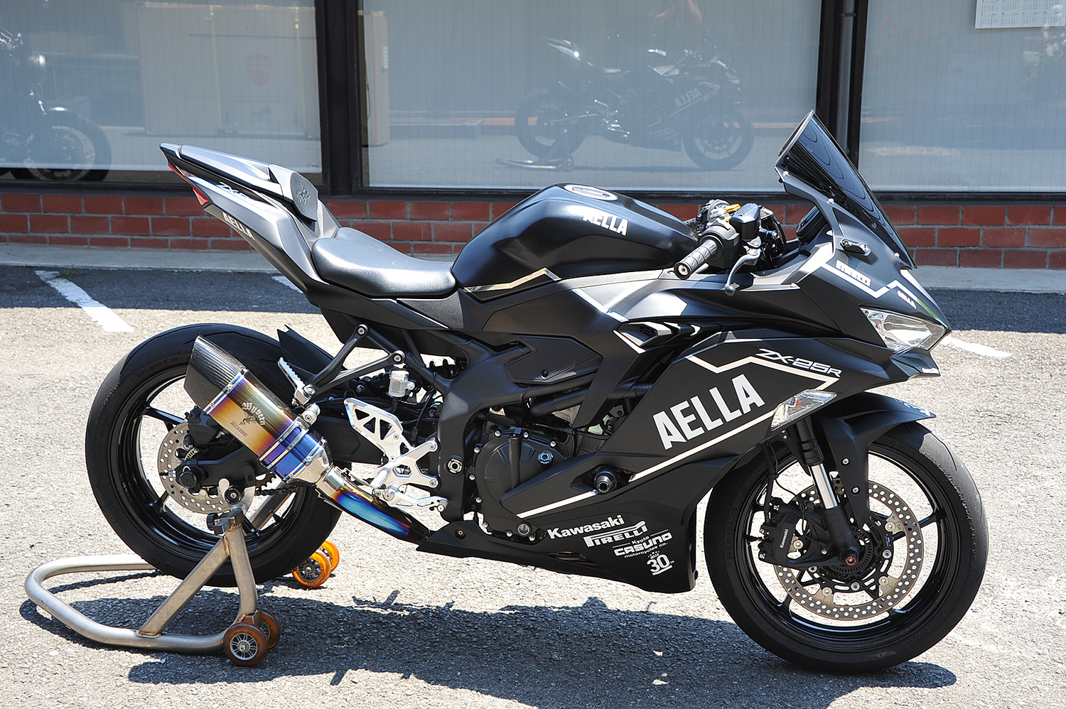 ハイスクリーン(Kawasak ZX-25R/ 4R)スモーク | AELLA オンラインショップ