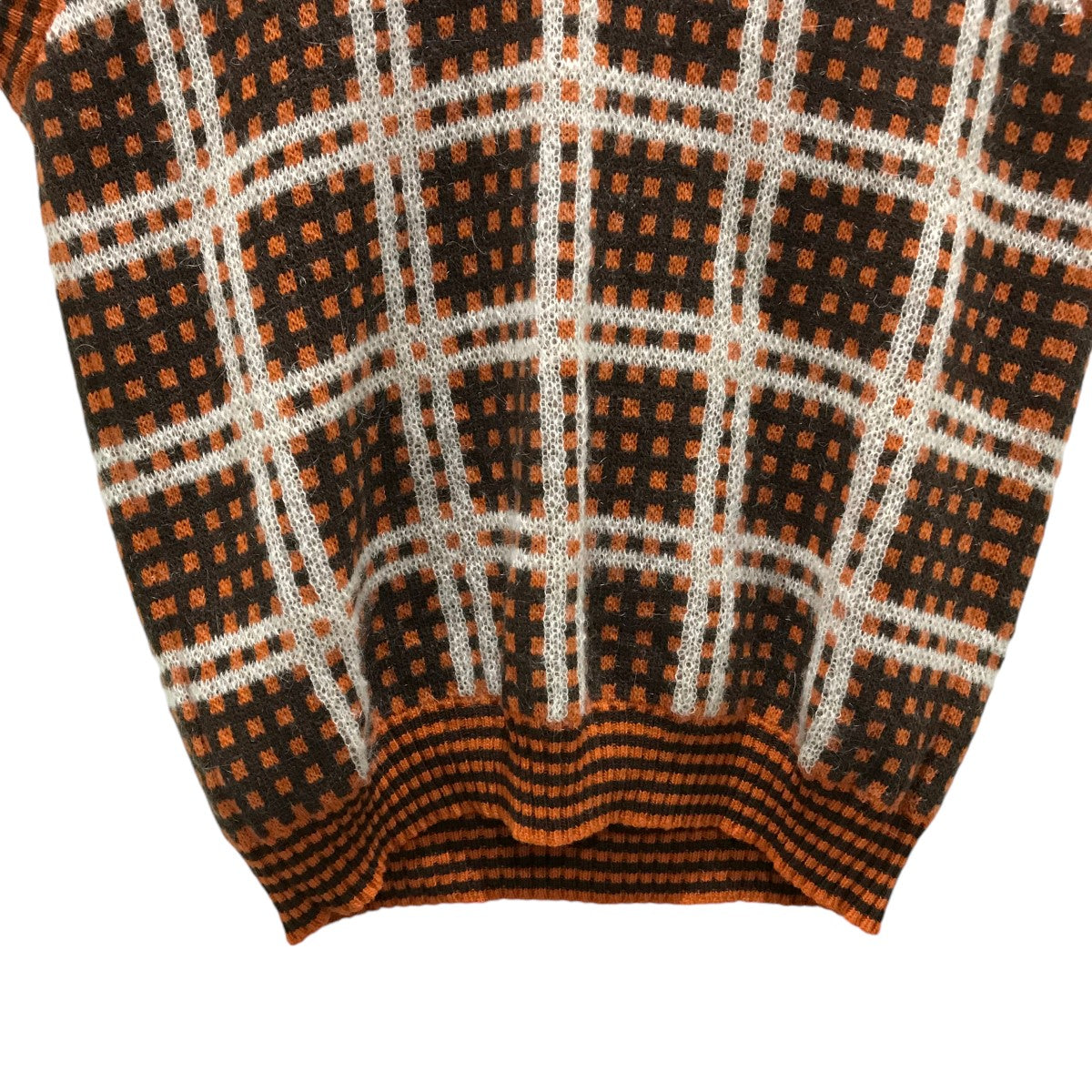 MARNI(マルニ) 23AW50s CHECKニットベストCVMG0102Q0 CVMG0102Q0