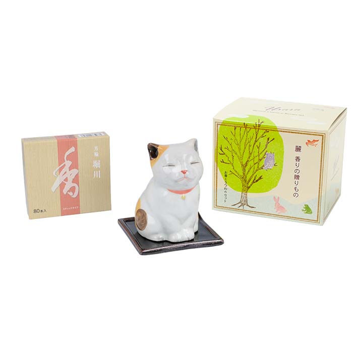 ウェブショップ麗香炉 こねこ/芳輪 堀川スティック80本 セット: 香りを