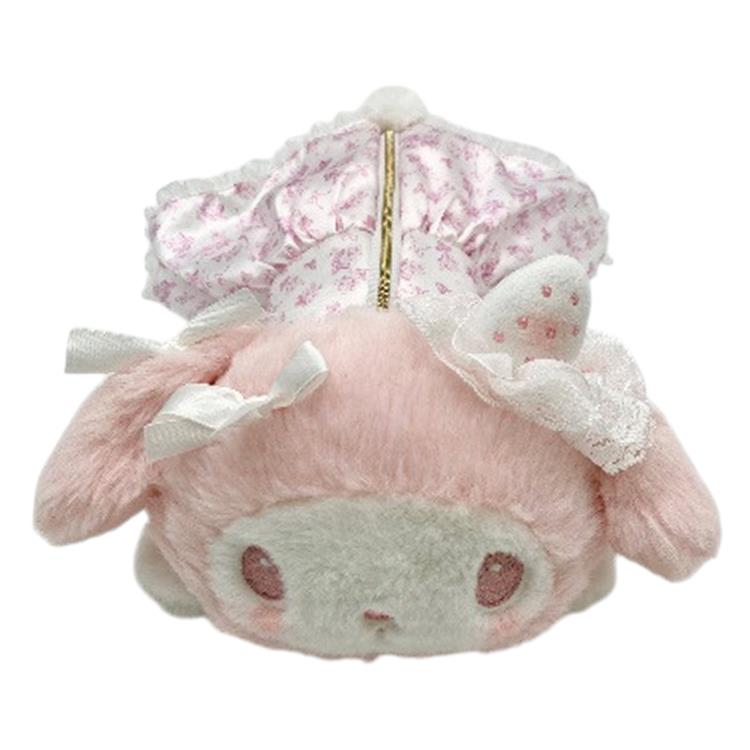 楽天市場】マイメロディ フェイス形ポーチ ポーチ 白いちごのティー