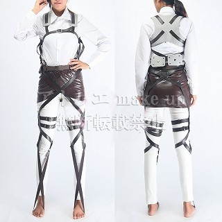 進撃の巨人 コスプレ 衣装】リヴァイ 兵長 立体起動装置 cosplay